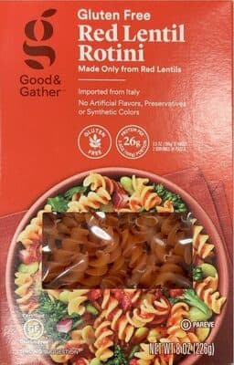 Gluten free Red Lentil Rotini