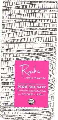 Pink sea salt bar