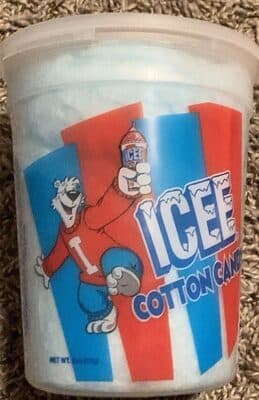 Icee blue razz cotton candy