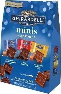 Minis chocolate assortment filling
