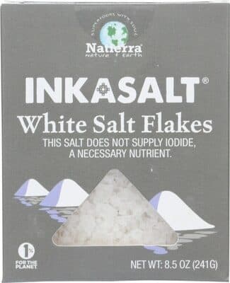 Natierra white salt flakes