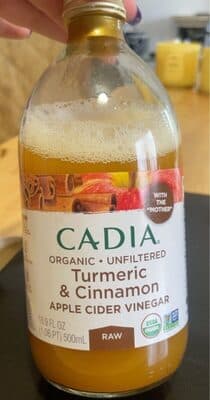 Turmeric & Cinnamon Apple Cider Vinegar