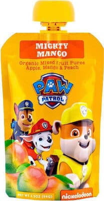 Nickelodeon mighty mango organic mixed fruit puree apple