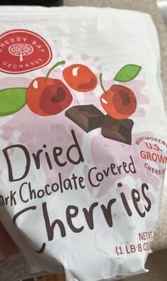 Dried Dark Chocolate Covered Cherries