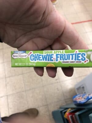 Torie & howard chewie fruities sour apple organic candy chews