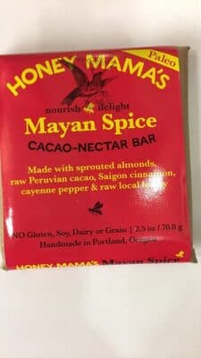Honey mama's mayan spice cacao nectar bar