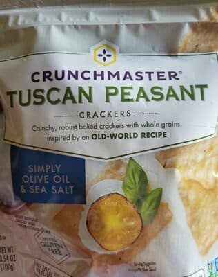 Tuscan Peasant Crackers Simply Olive Oil & Salt