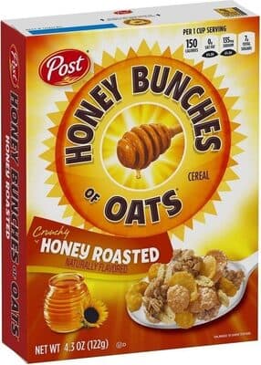Crunchy honey roasted cereal
