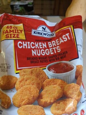 Chicken breast nuggets
