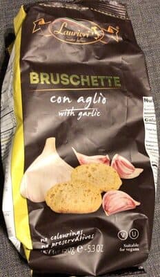 Bruschette with garlic